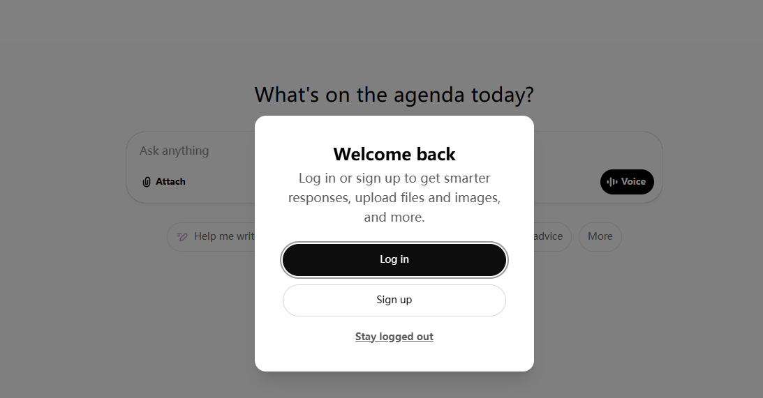 Login to ChatGPT
